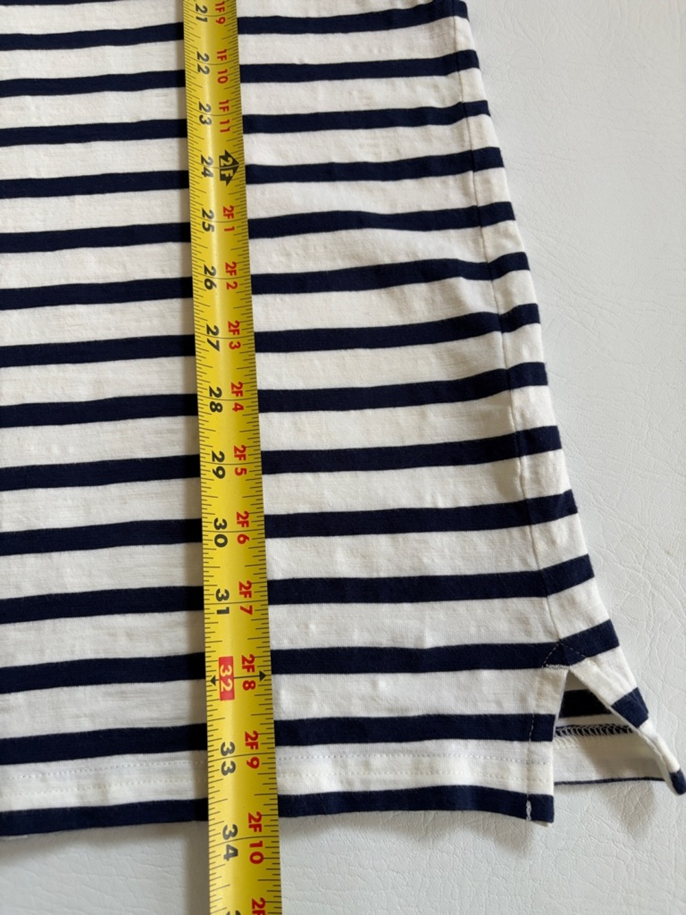 Patagonia Dress Organic Cotton Floral French
Stripe Shift Dress Navy White Small - Picture 12 of 15